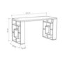 Hanah Home Maze Blanco y Roble